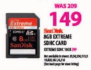 SanDisk Extreme SDHC Card-8GB
