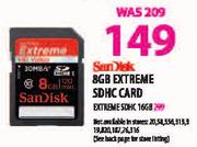 SanDisk Extreme SDHC Card-16GB