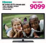 Hisense 50" 3D FHD LED TV(LEDN50K316X3D)