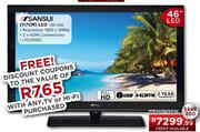 Sansui (117cm) LED-46" (LED1246)