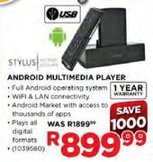 Stylus Android Multimedia Player