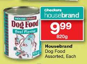 Housebrand Dog Food Assorted-820g Each