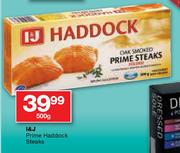 I&J Prime Haddock Steaks-500gm Each