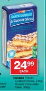 Iceland Frozen Custard Slices-245gm Each