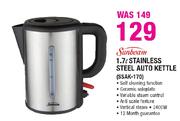 Sunbeam 1.7Ltr Stailess Steel Auto Kettle(SSAK-170)