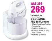 kenwood Mixer, Stand And Bowl(HM430)