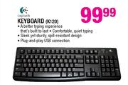 Logitech Keyboard-(K120)