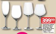 Nachtmann Cantina Glasses Balloon Bordeaux, Red Wine, White Wine or Champagne Flute-6 Per Pack