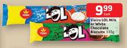 Vieira LOL Milk Or White Chocolate Biscuits-135g Each