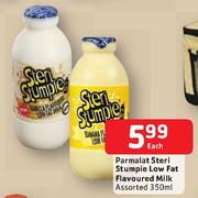 Parmalat Steri Stumpie Low Fat Flavoured Milk Assorted-350ml Each