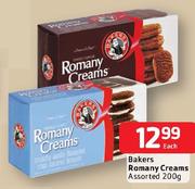 Bakers Romany Creams Assorted-200g Each