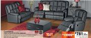 Casablanca 3 Piece 3 Action Leather Uppers Lounge Suite