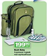 Bush Baby 4-Person Rugsak Met Wynkoelhouer-Per Stel