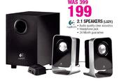  Logitech 2.1 Speakers-(LS21)