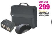 Targus 3 Piece Bag,Mouse,Hub