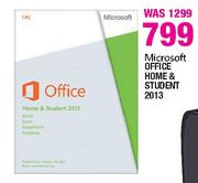 Microsoft Office Home & Student 2013