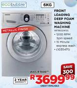 Eco Bubble 6kg Front Loding Deep Foam Washing Machine