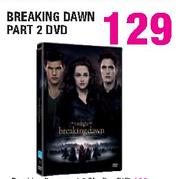Breaking Dawn Part 2 DVD