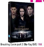 Breaking Dawn Part 2 Blu-Ray DVD