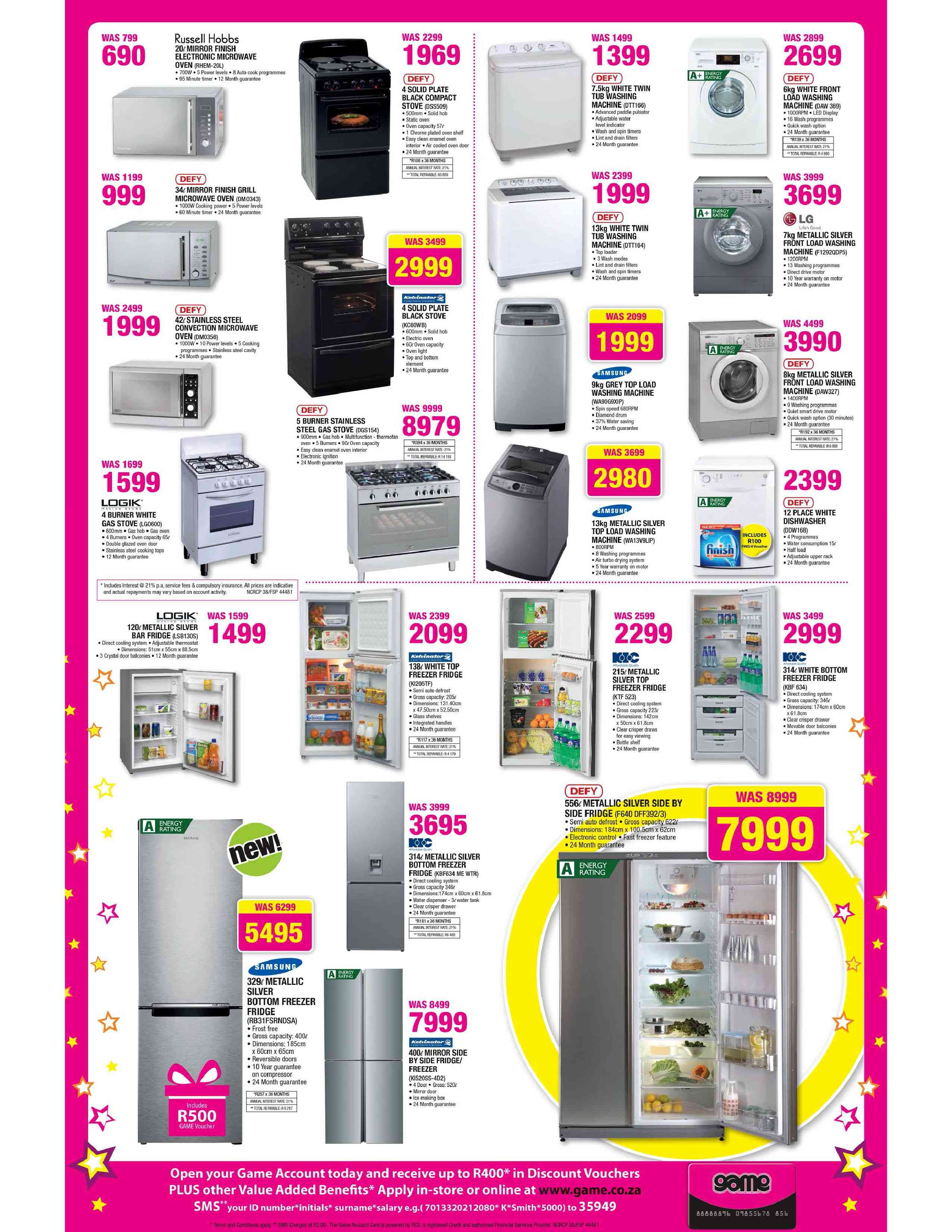 Special Defy 5 Burner Stainless Steel Gas Stove(DGS154) — www.guzzle.co.za