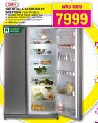 Defy Metallic Silver Side By Side Fridge-556Ltr(F640 DFF392/3)