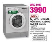 Defy Metallic Silver Front Load Washing Machine-8kg(DAW327)