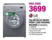 LG Metallic Silver Front Load Washing Machine-7kg(F1292QDP5)
