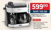 Mellerware 3-in-1 Coffee Machine(29002)