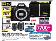 Nikon D3200 DSLR Twin Lens Bundle