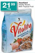 Heartland Vitality Muesli With Tropical Fruit-750g