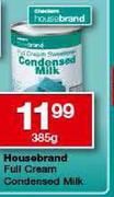 Housebrand Full Cream Milk-385gm