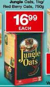 Jungle Oats-1Kg/Red Berry Oats-750gm Each