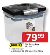 Addis DIY Carry Box 18 ltr-Each