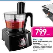 Philips Black Pure Essential Food Processor(HR-7774)