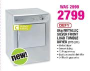Defy Metallic Silver Front Load Tumble Dryer-8kg(DTD311)