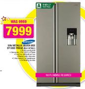 Samsung Metallic Silver Side By Side Fridge-539Ltr(RSA1WTMG1)