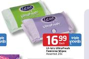 Lil-Lets UltraFresh Feminine Wipes Assorted-20s Each
