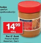 Pot O'Gold Peanut Butter Assorted-400g Each