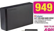 Verbatim 3.5" 2TB USB Hard Drive-Each