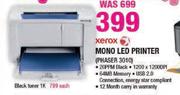 Xerox Mono LED Printer(PHASER 3010)-Each