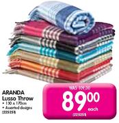 Aranda Lusso Throw-Each
