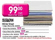 Winter Sheet Single Fited Or Flat-Each