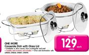 One More Casserole Dish With Glass Lid-Each