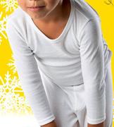   Boys Long Sleeved Vests 7-8 Years
