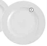Continental China Polaris 27cm Dinner Plates 6 Pack Plus 2 Free