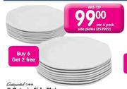 Continental China Octavia Side Plates 6 Pack Plus 2 Free