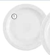 Continental China Blanco 25cm Side Plates 6 Pack Plus 2 Free