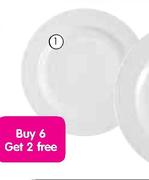 Continental China Polaris 25cm Side Plates 6 Pack Plus 2 Free