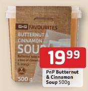 Pnp Butternut & Cinnamon Soup-500gm Each