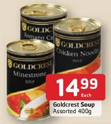 Goldcrest Soup Assorted-400gm Each